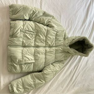 Abercrombie Kids Light Green Hooded Jacket